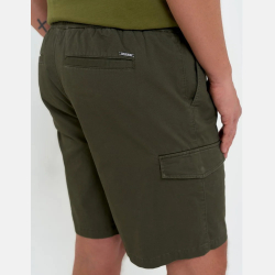 MĘSKIE spodenki CARGO BAWEŁNIANE Z KIESZENIAMI KHAKI MORAJ